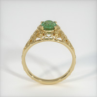 1.12 Ct. Yellowish Green Sapphire Ring, 14K Yellow Gold 3